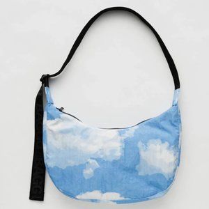 NWT Bagge Medium Crescent Bag - Clouds